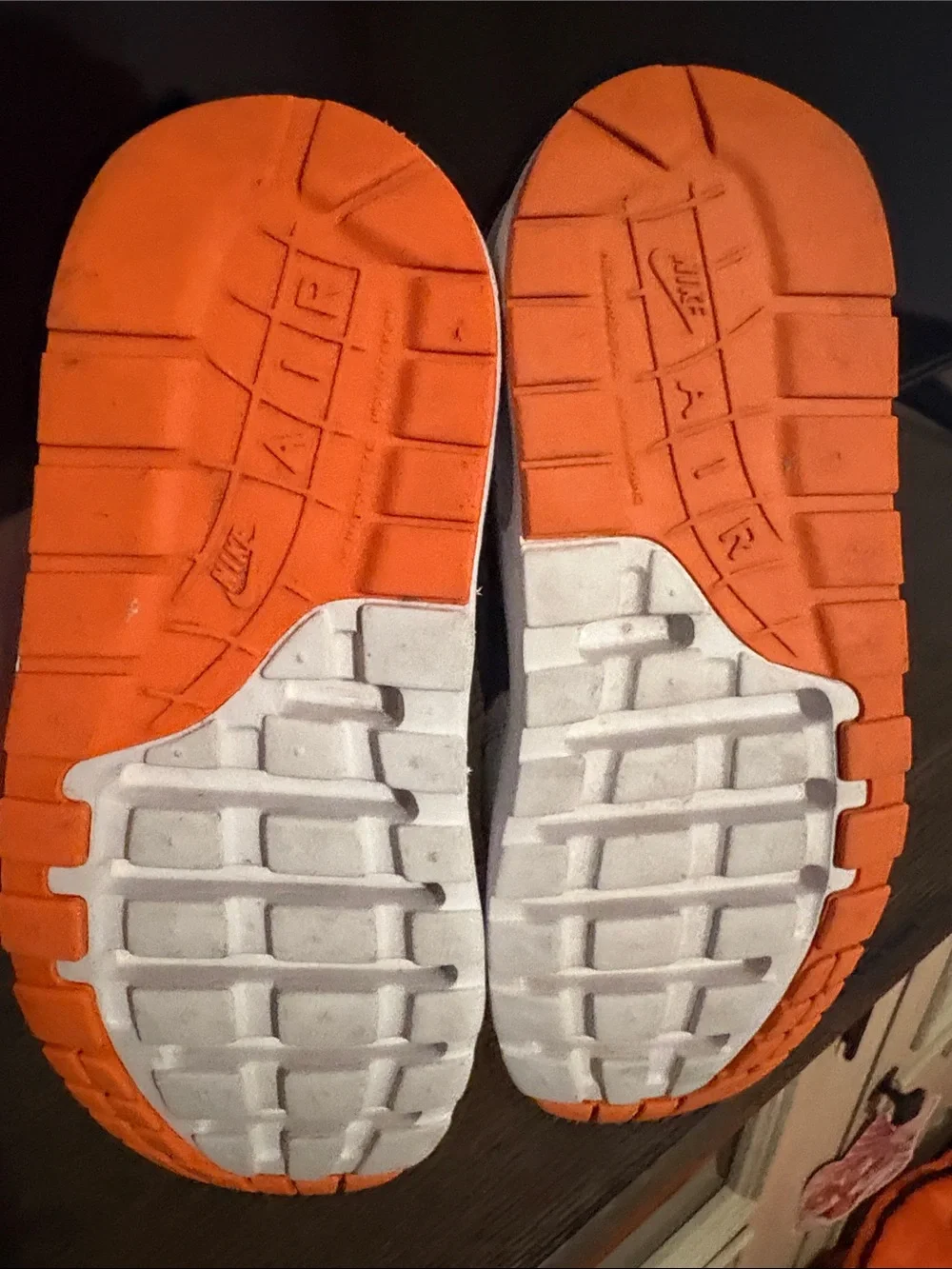 Nike Kids Blue, Orange & White Athletic Sneakers